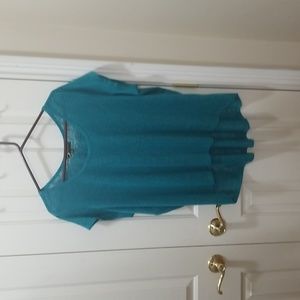 3/$15 Serena Williams teal shirt sz 3X